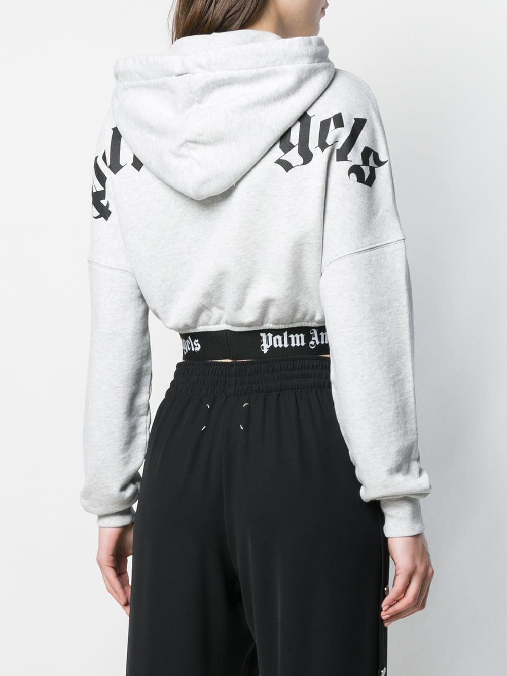 palm angels grey hoodie