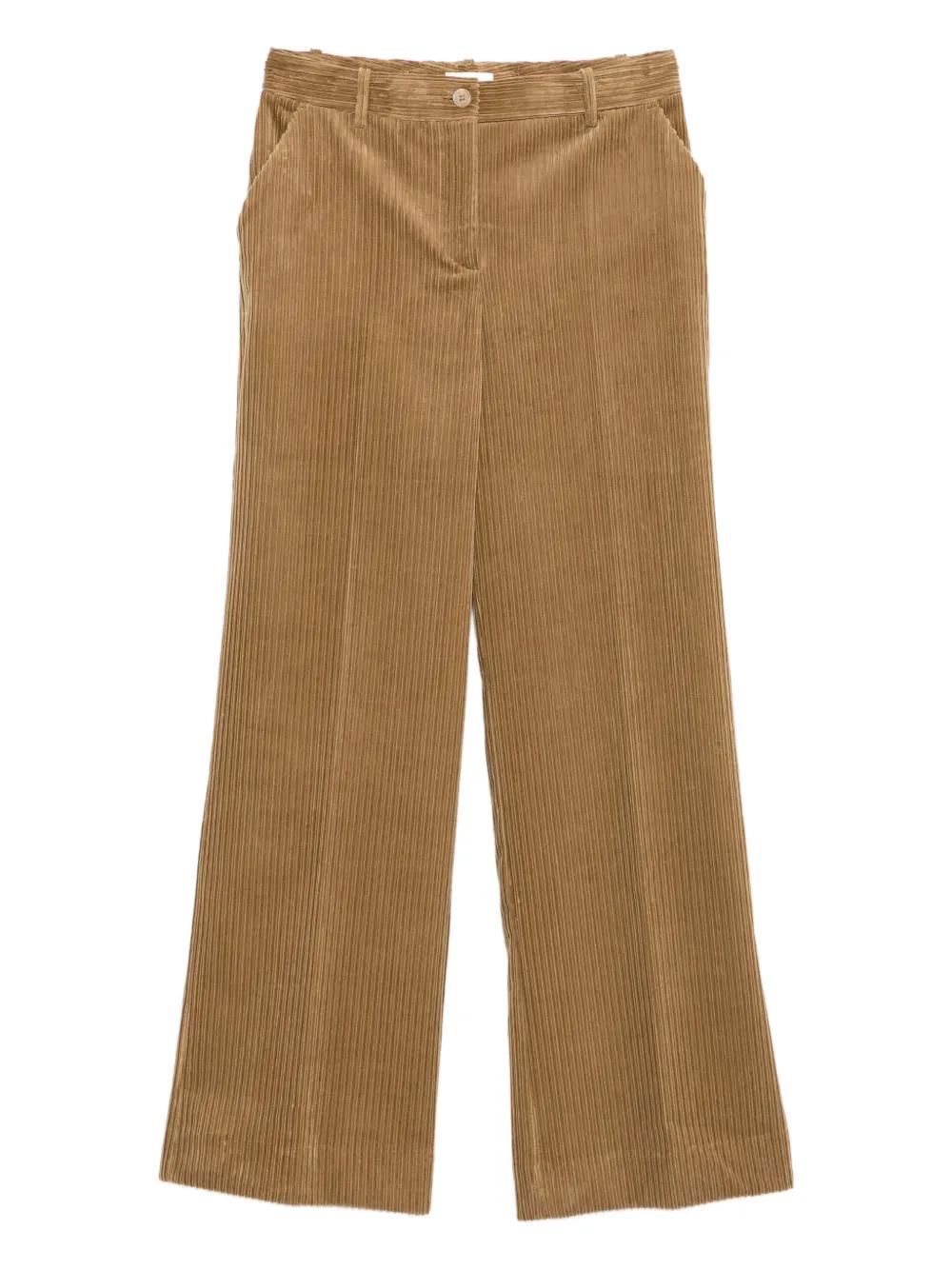パンツ PAROSH Women Straight Pants D232445 CANYOX25 003 SABBIA BROW P.A.R.O.S.H. Pants - Brown - Women | CANYOX24D232297086