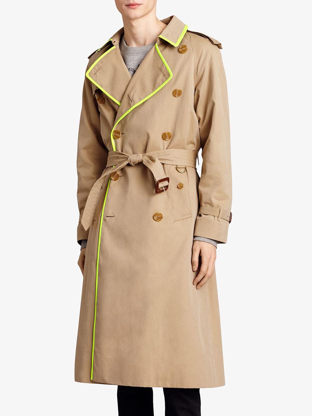 gabardine trench coat men's