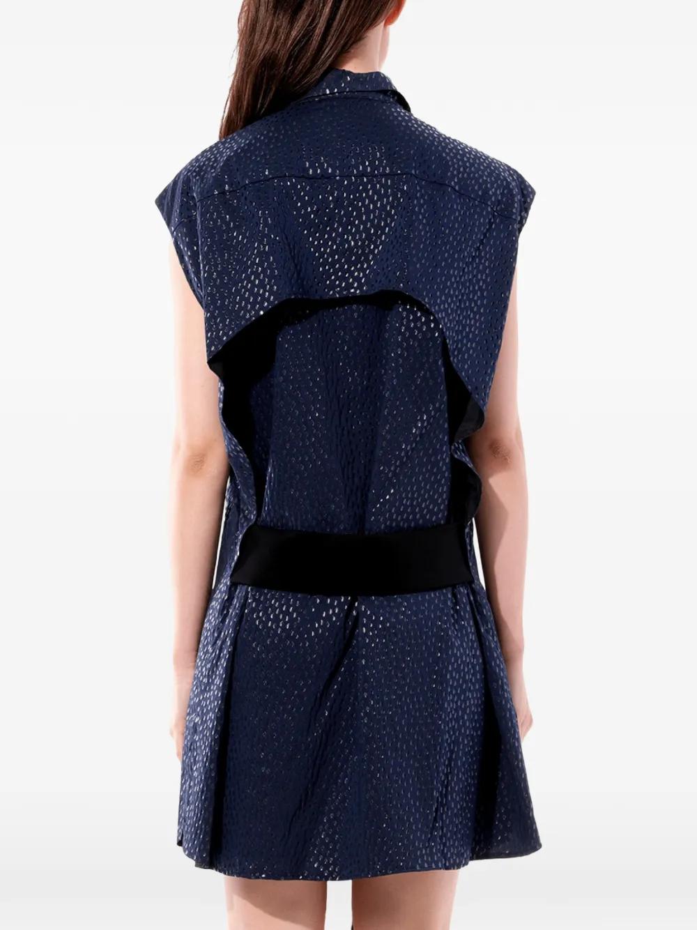 nails for royal blue prom dress BALENCIAGA FALL 2020 RTW BLUE WRAP GOWN W/ GLOVES – Found And Vision main image 0
