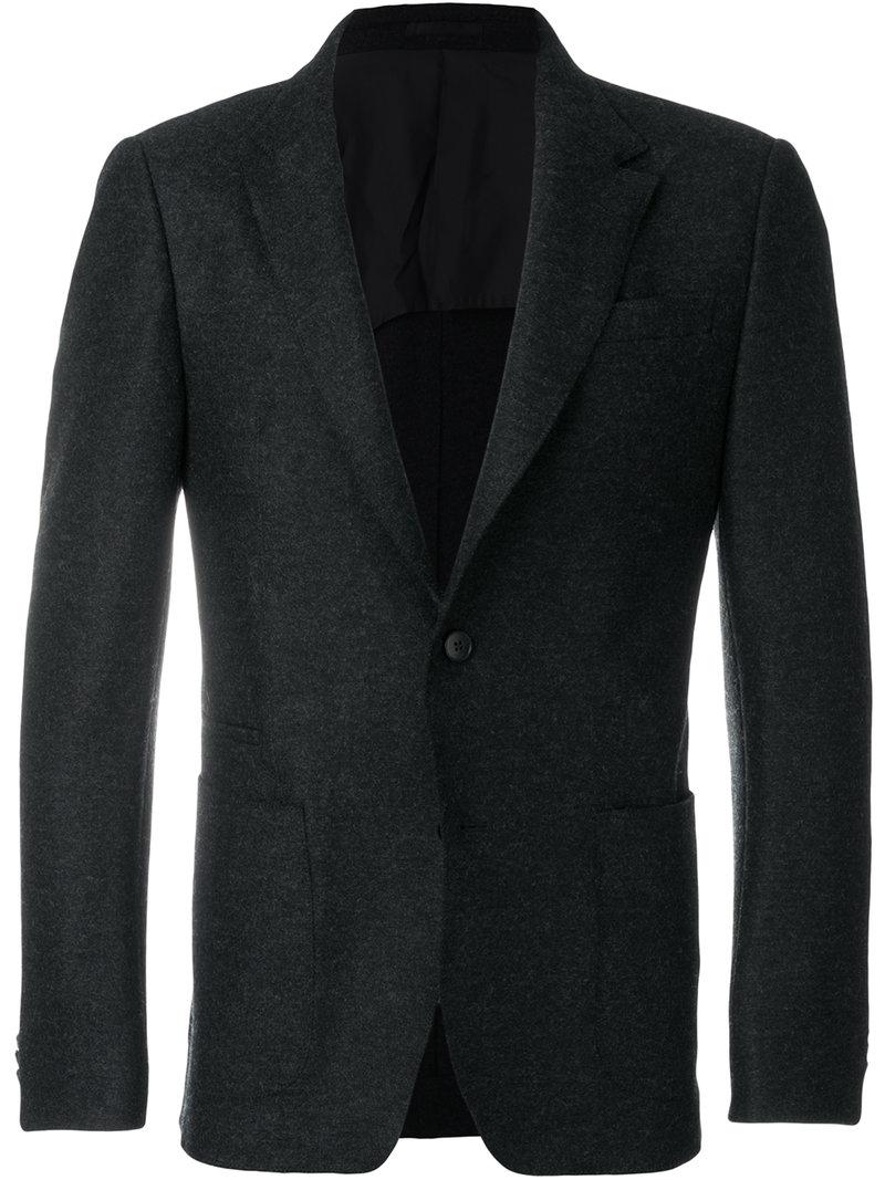 Z Zegna Wool Formal Blazer in Black for Men - Lyst