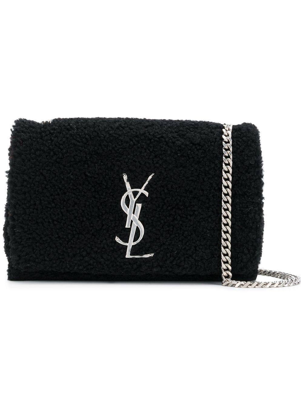 ysl fur bag