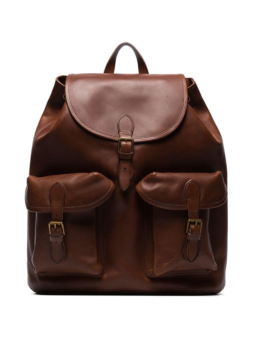 ralph lauren backpack leather