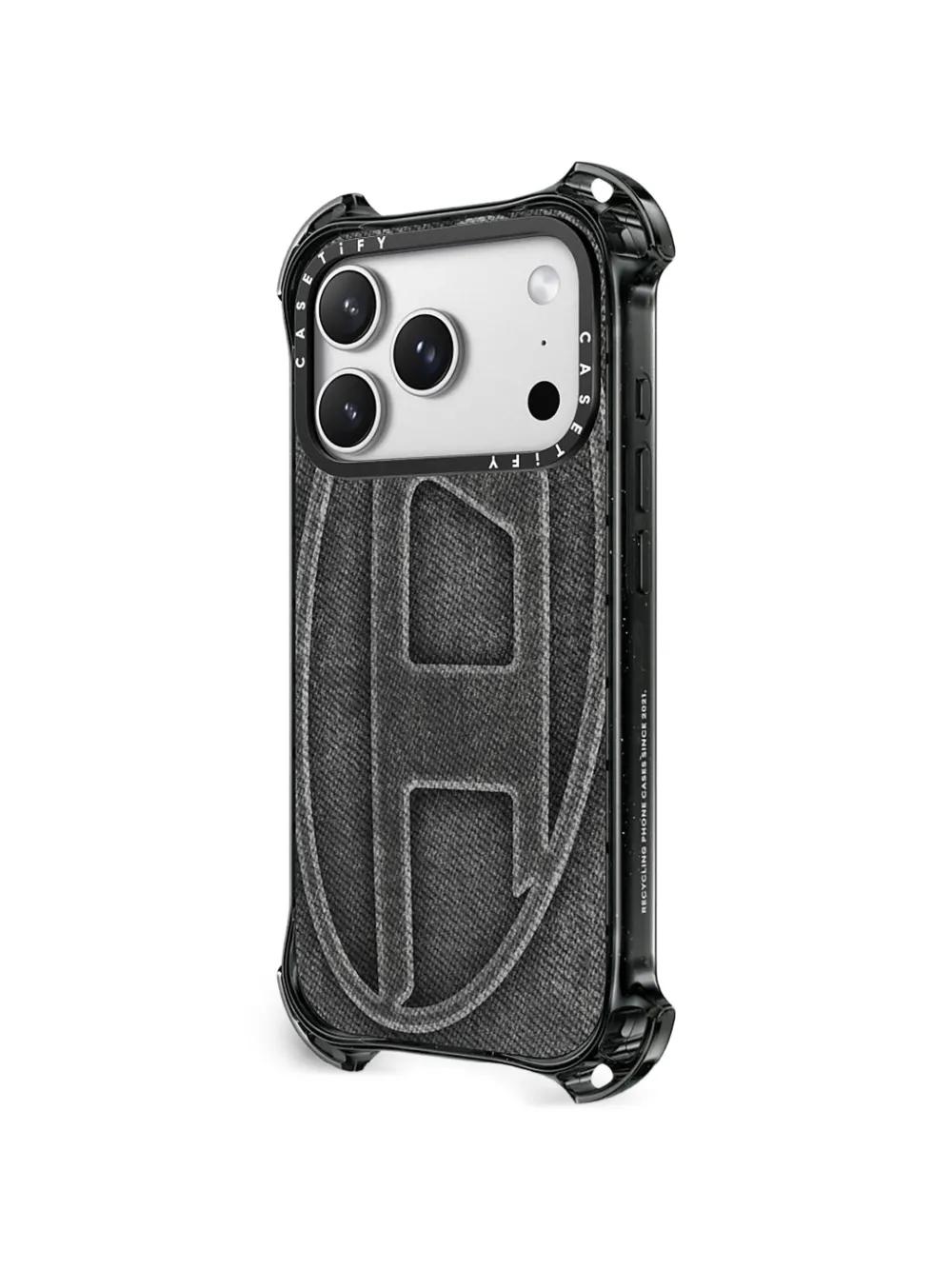 DIESEL X Casetify Denim-Effect Iphone 17 Pro Case in Gray | Lyst