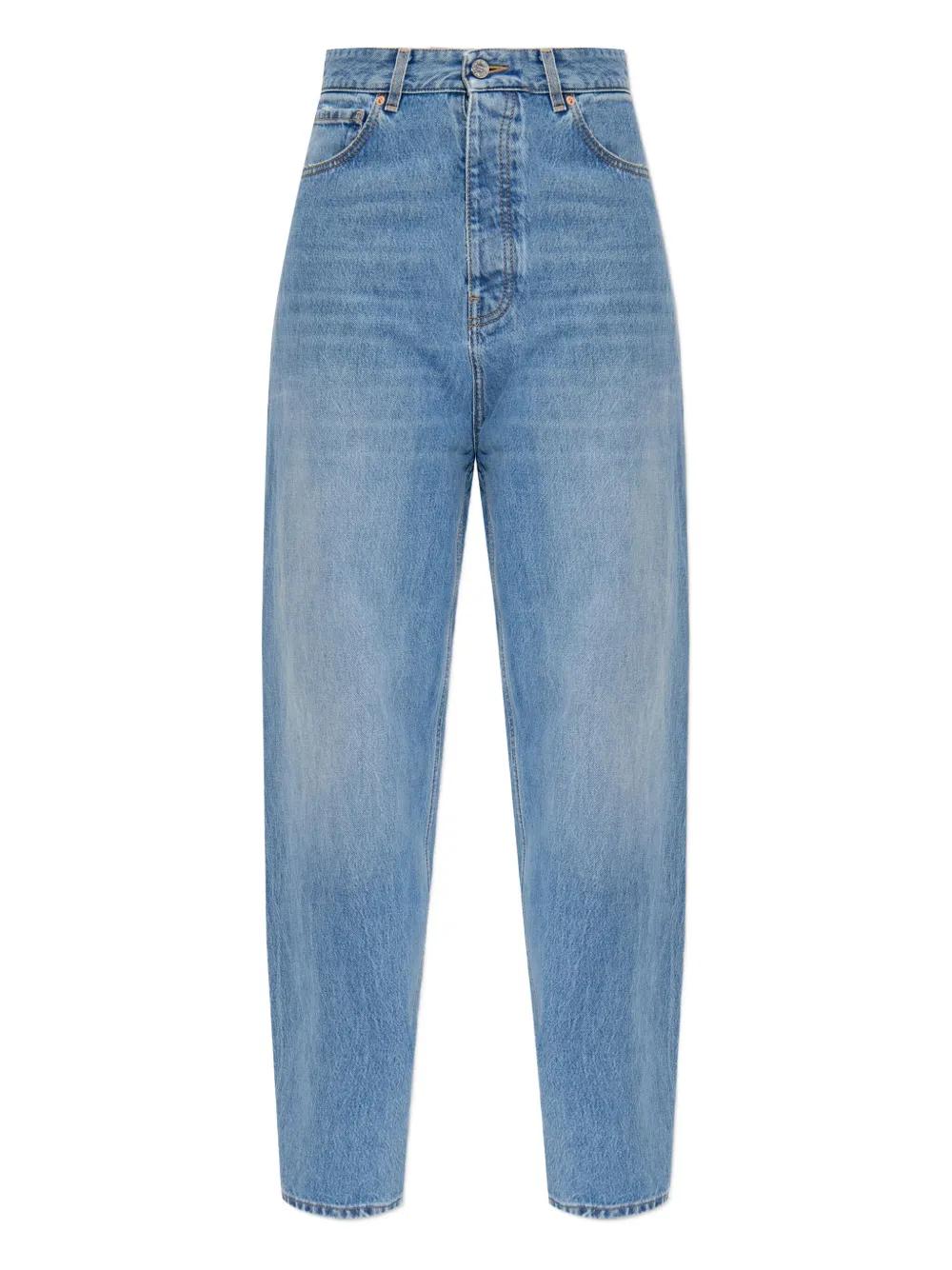 デニム・ジーパン Vetements High-Waisted Denim Jeans GYDA ジーンズ デニム デニムパンツ ハイウエストthigh high