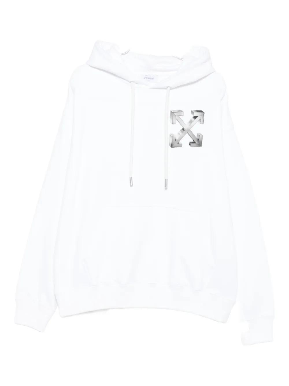 【最終値下げ】Off-White フーディ　Virgil Abloh off white hoodie Virgil Abloh Black With White Scribble 2018