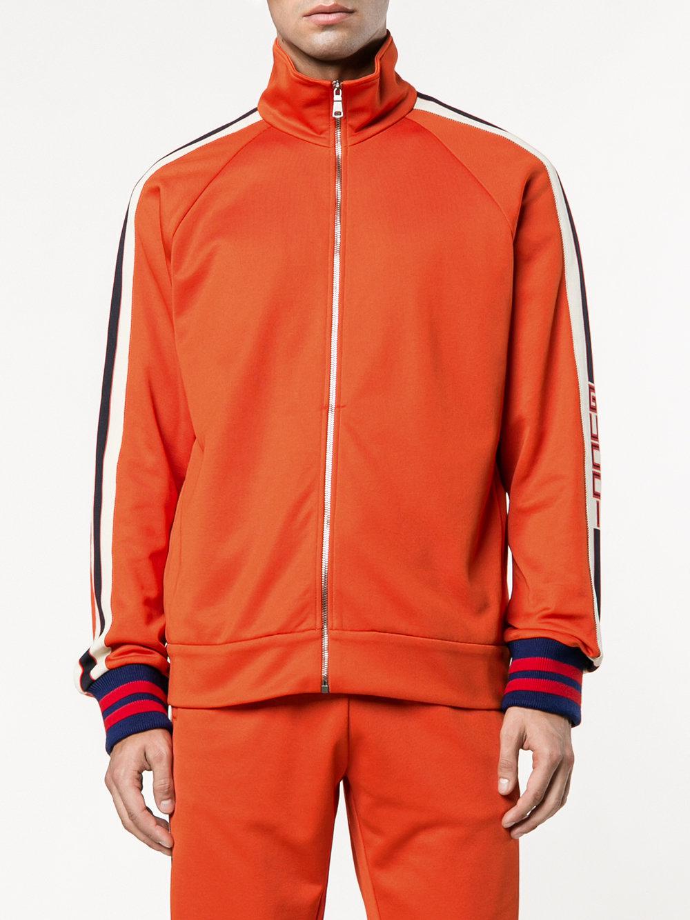 orange gucci tracksuit