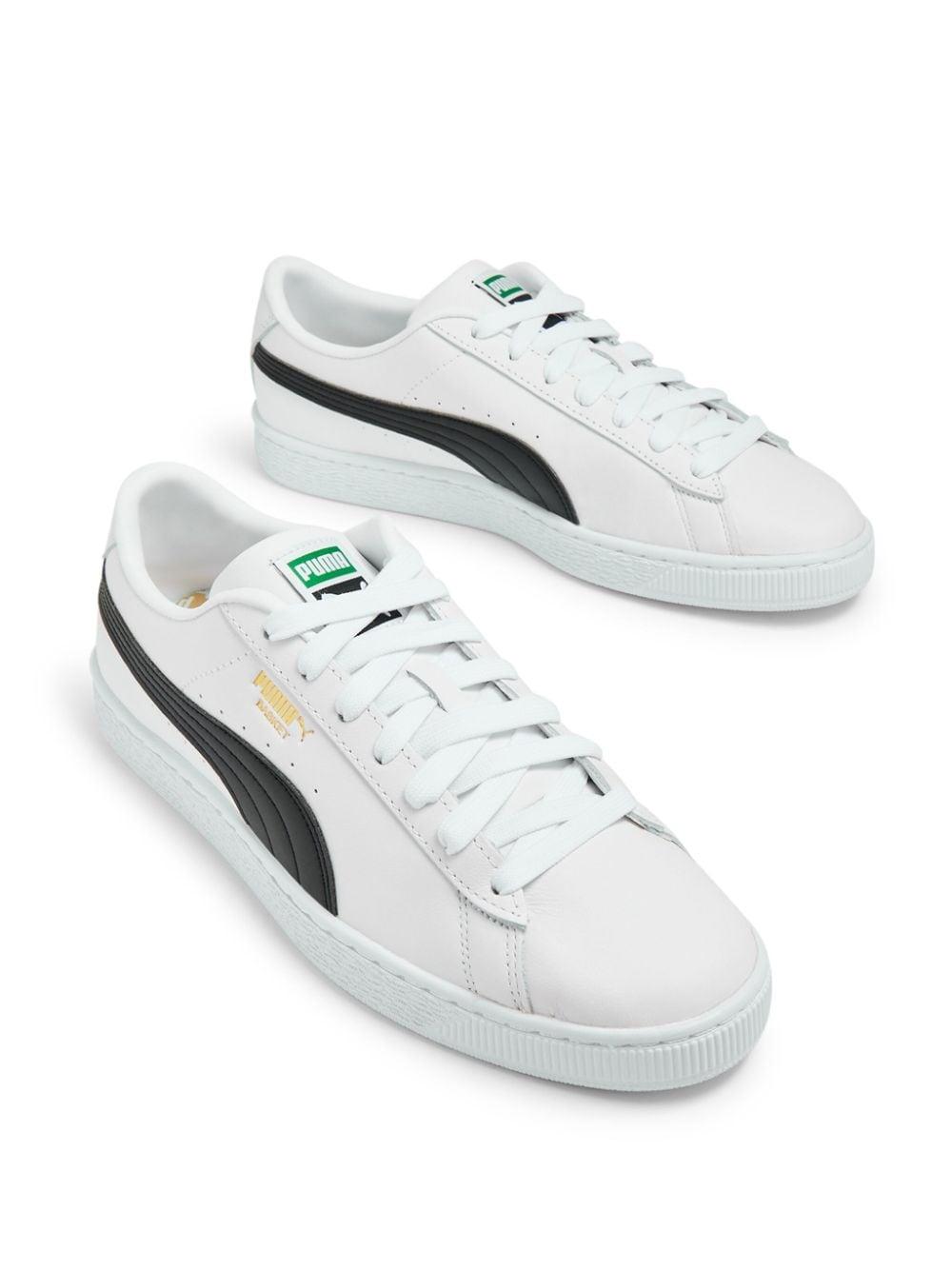 PUMA Basket Classic Xxi Leather Sneakers in White for Men | Lyst