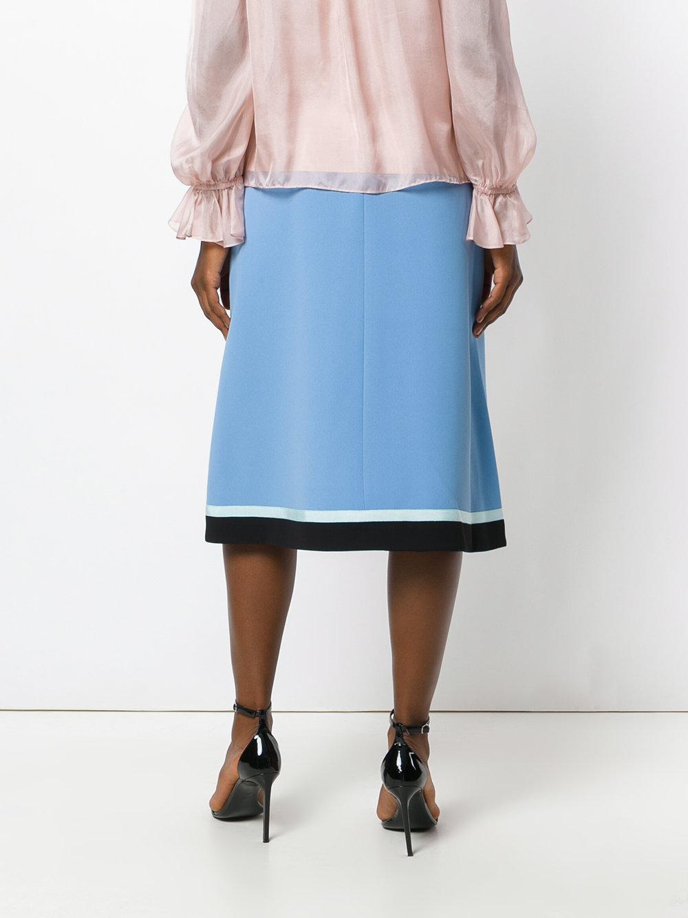 Temperley London Synthetic Parchment Layer Skirt in Blue - Lyst