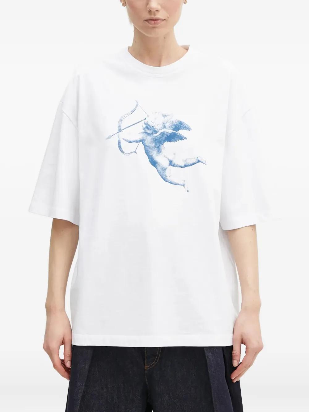 VIP【関税送料無料】希少 FIORUCCI WHITE COTTON T-SHIRT Fiorucci Tops for Women | Online Sale up to 55% off | Lyst