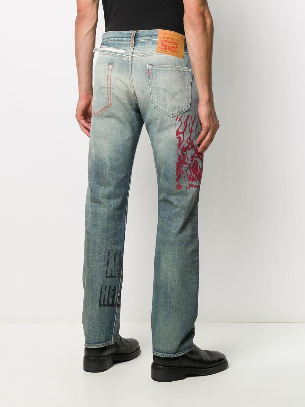 Heron Preston X Levi's® 501 Concrete Jungle Jeans in Blue for Men | Lyst