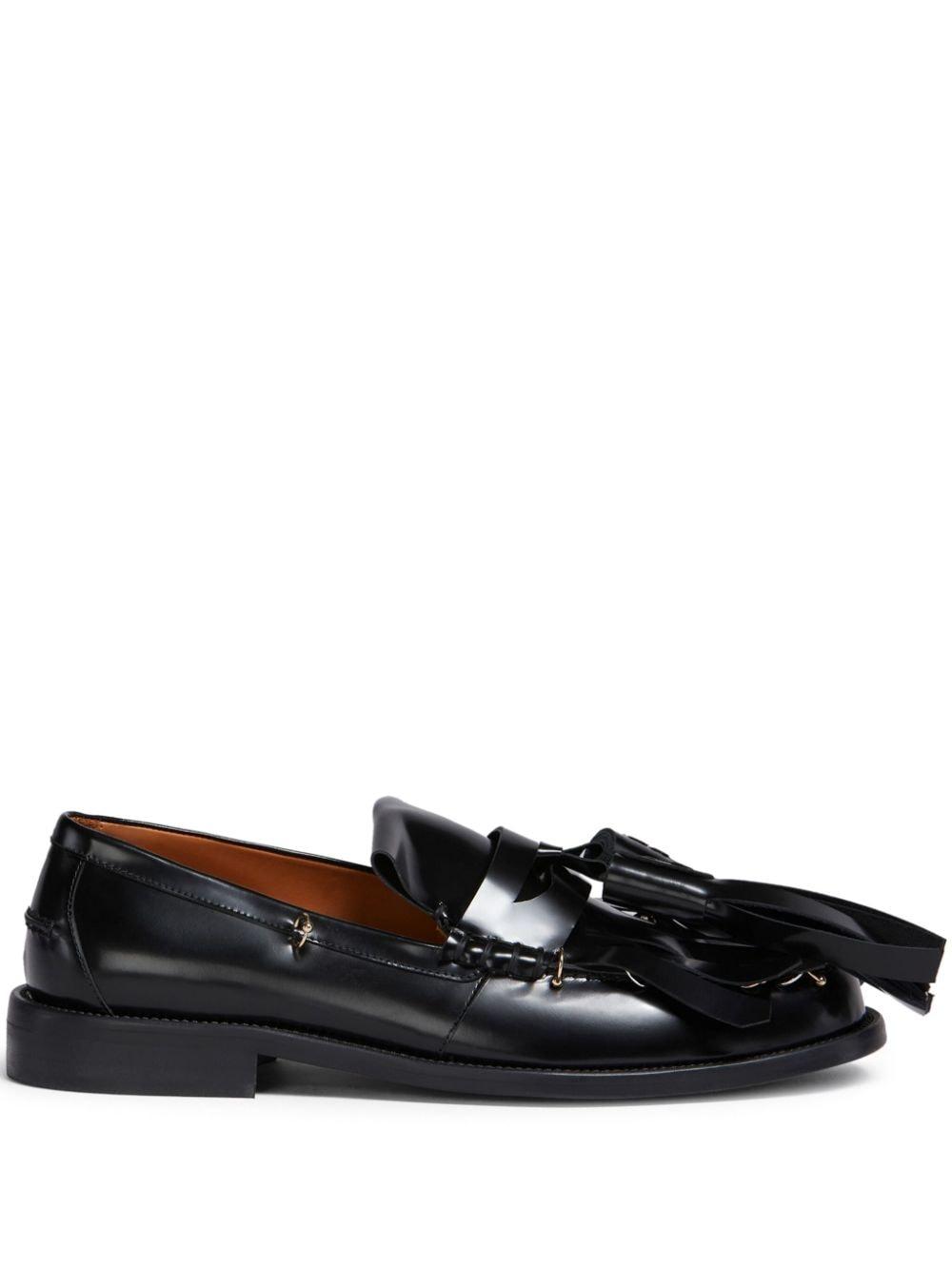 marni green loafers