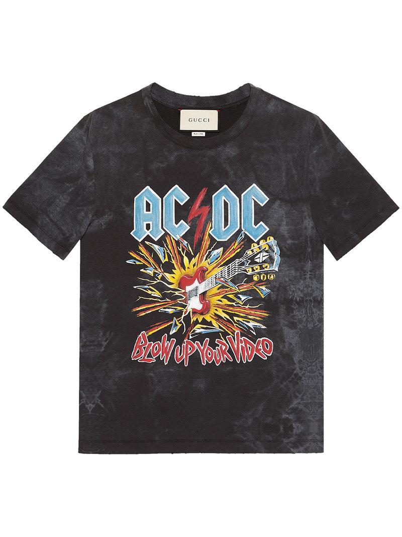 ac dc gucci shirt