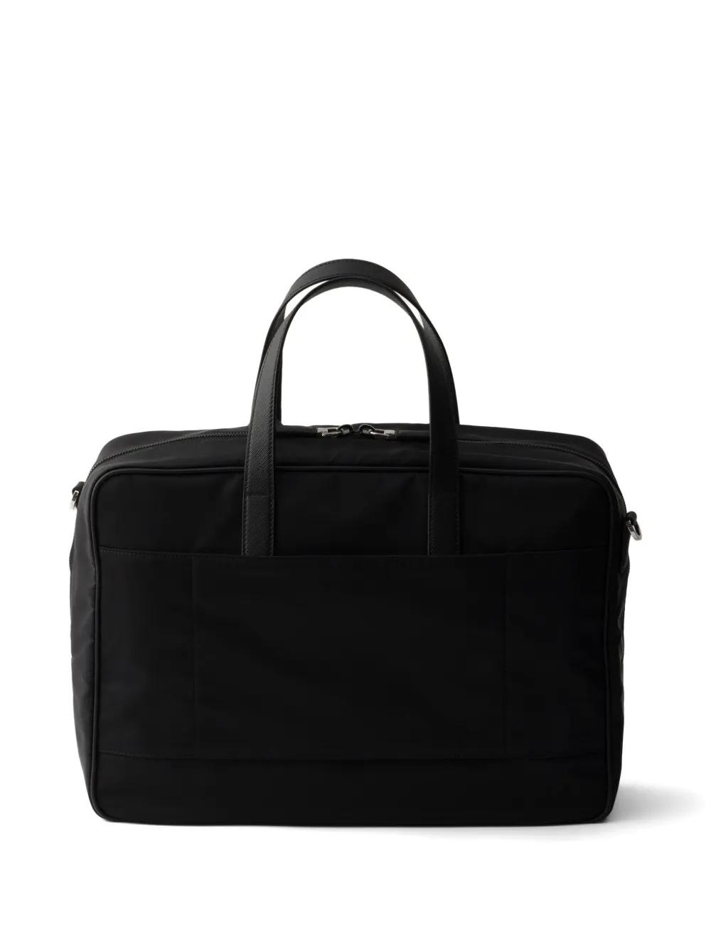 prada-black-Sac-Banane-En-Cuir