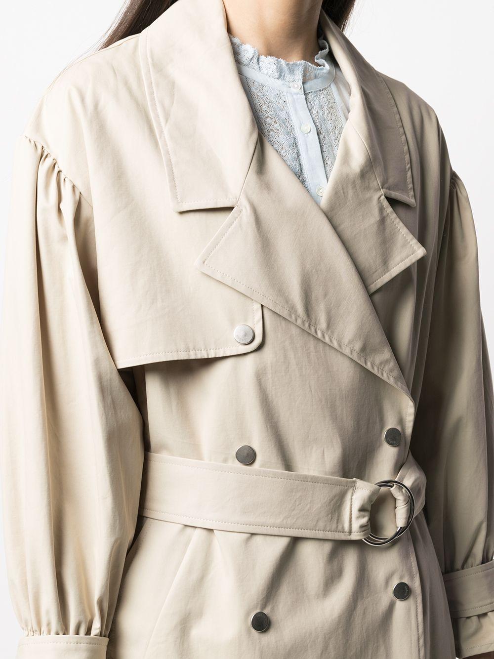 Ba&sh Belted Alan Trench Coat in Natural | Lyst