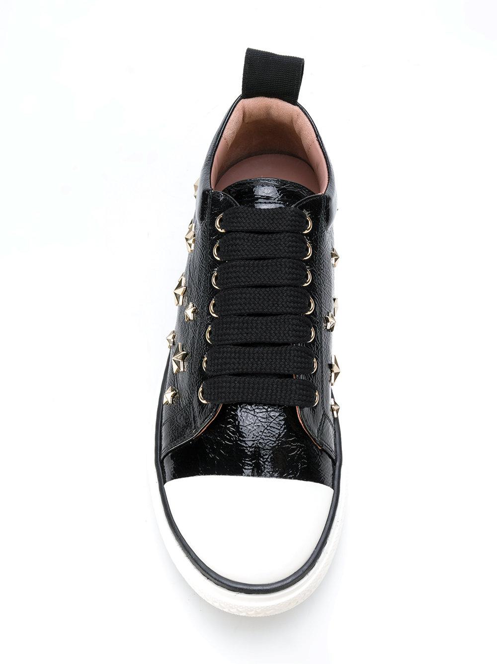 RED Valentino Leather Star Sneaker in Lyst