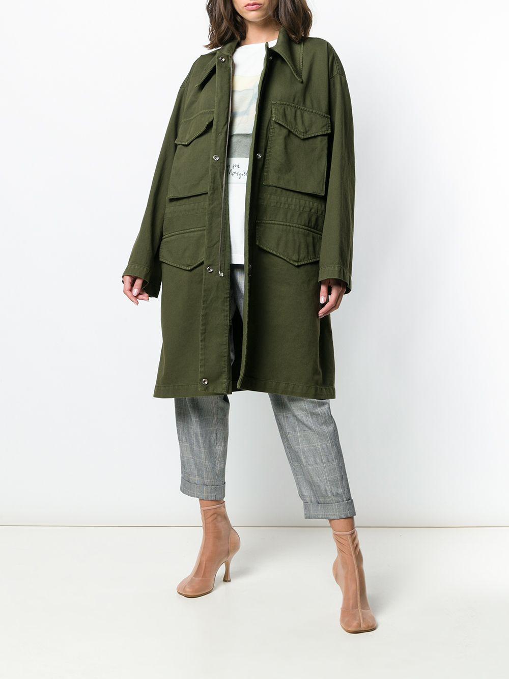 oversized military jacket