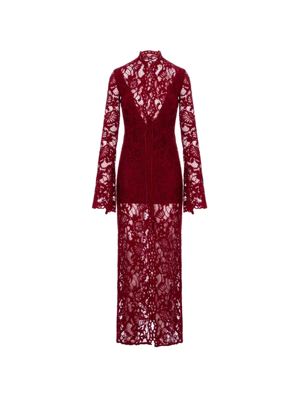 knee length dresses for ladies Sally lace midi dress – Petite Chérie main image 0
