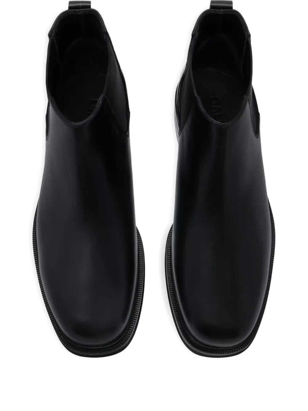 Bally Pull-Loop Spiegel Boots in Black for Men Lyst