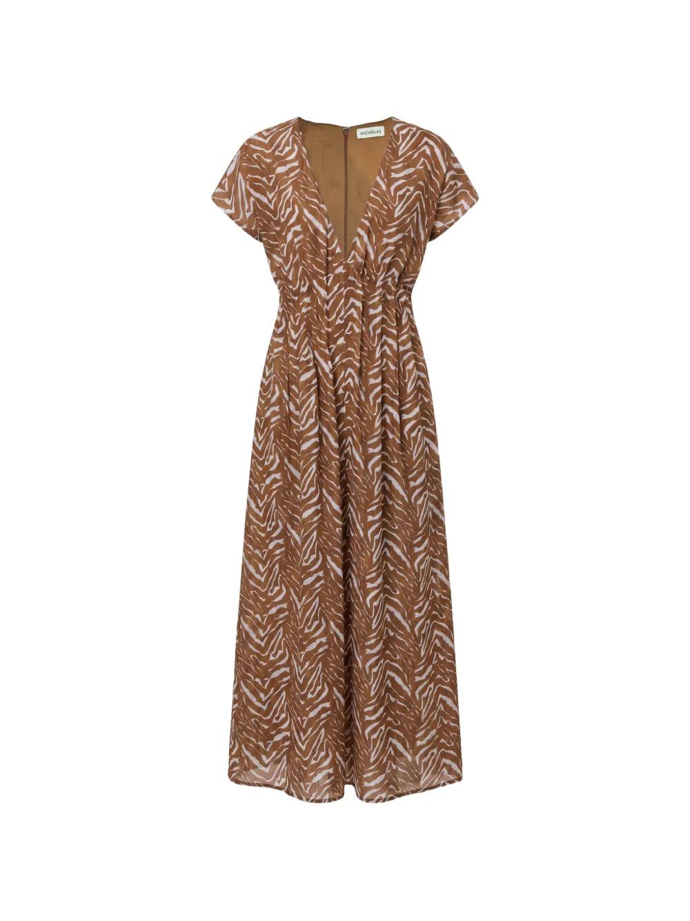 nicholas casual dress Nicholas Floral Print Mini Dress - Orange Dresses, Clothing - W7752362