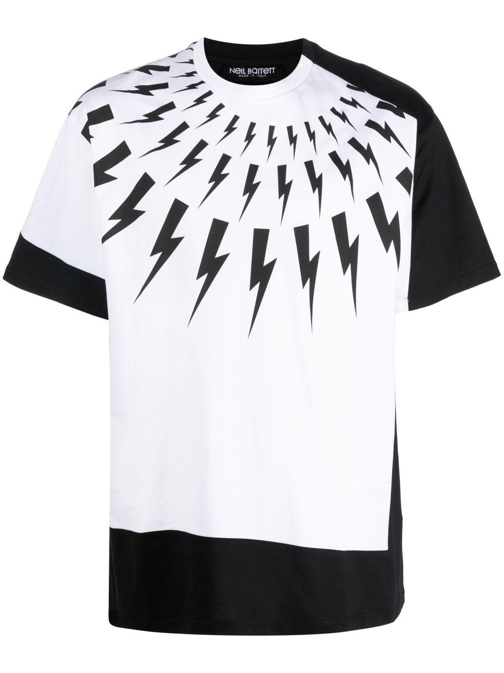 関税送料込【NeIL Barrett】ライトニングボルト Tシャツ White 21467480_51430846_322.jpg