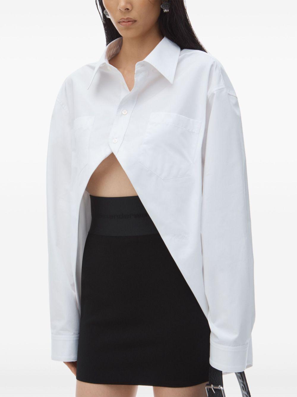Alexander Wang レディース ブラック ロゴ ミニスカート スカート