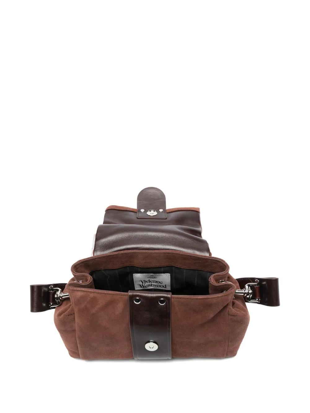 Vivienne Westwood Buckle Shoulder Bag in Brown | Lyst