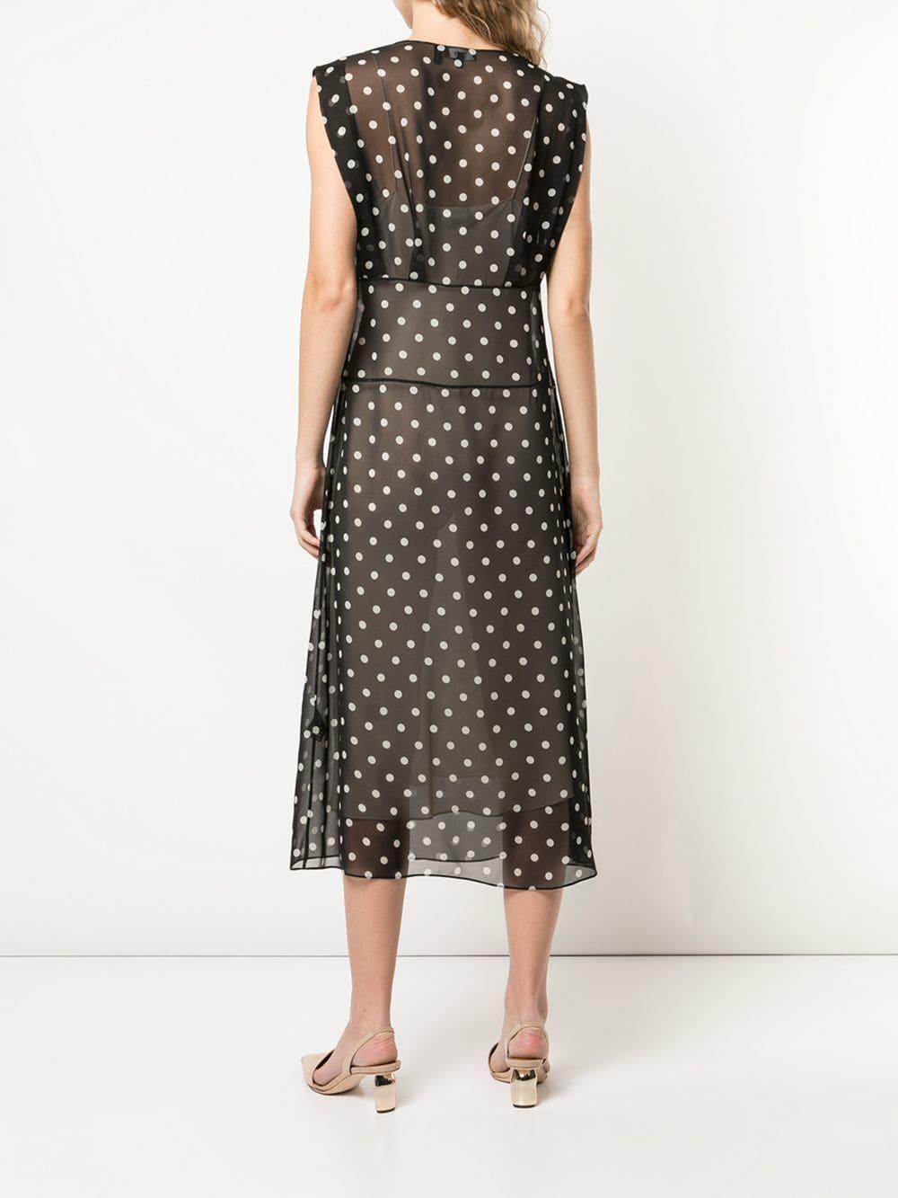 theory polka dot dress