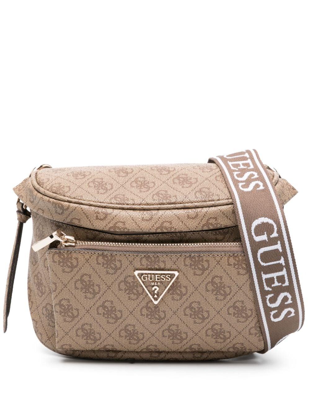 Guess USA Mini Power Play Shoulder Bag in Gray | Lyst