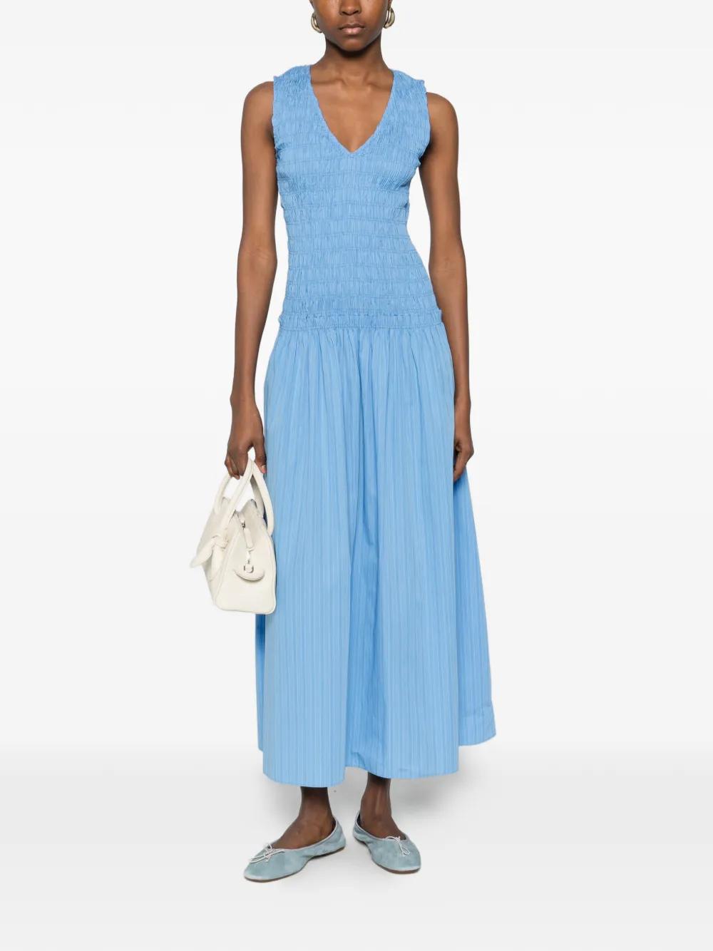 blue dress for baby girl Faithfull The Brand Women's Sanne Midi Dress