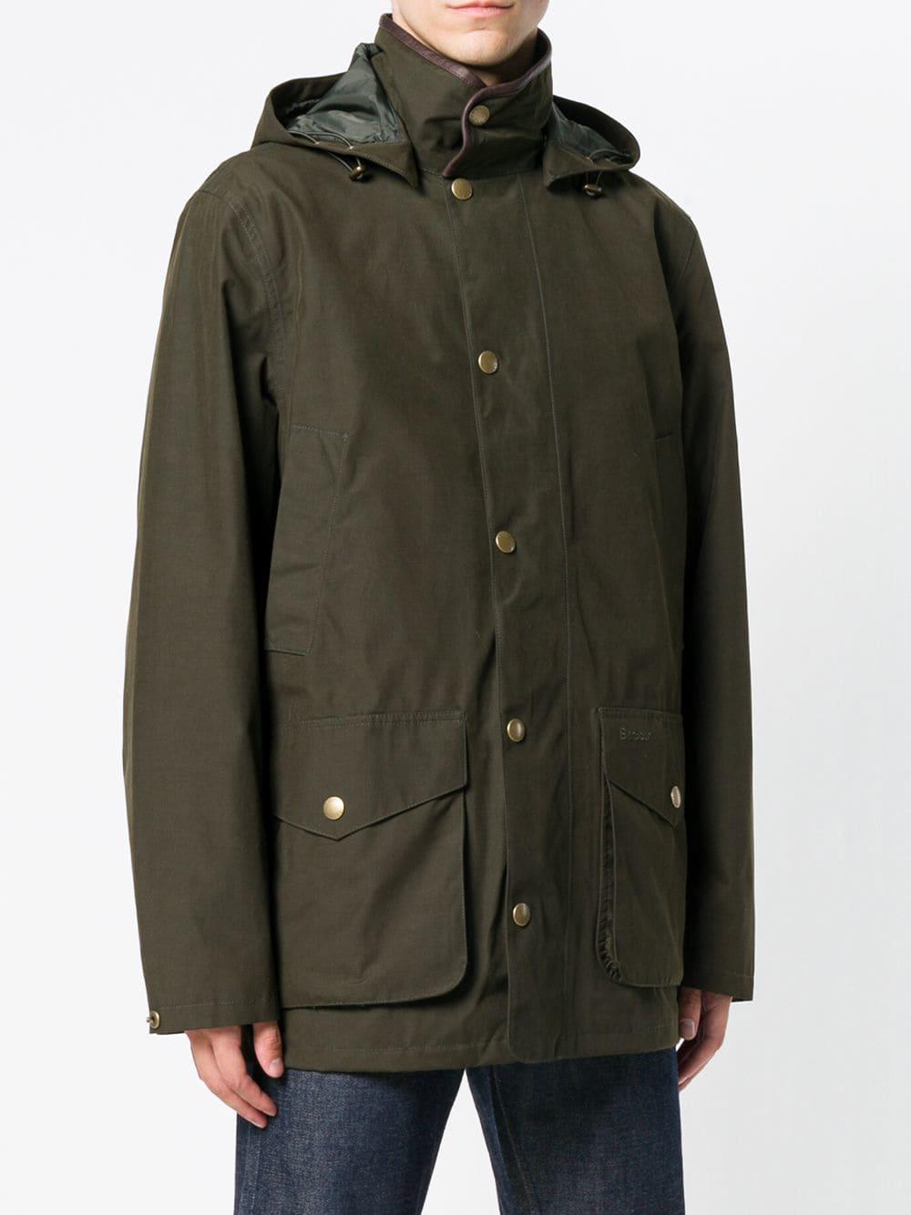 Barbour Cotton Mallaig Jacket in Green for Men - Lyst