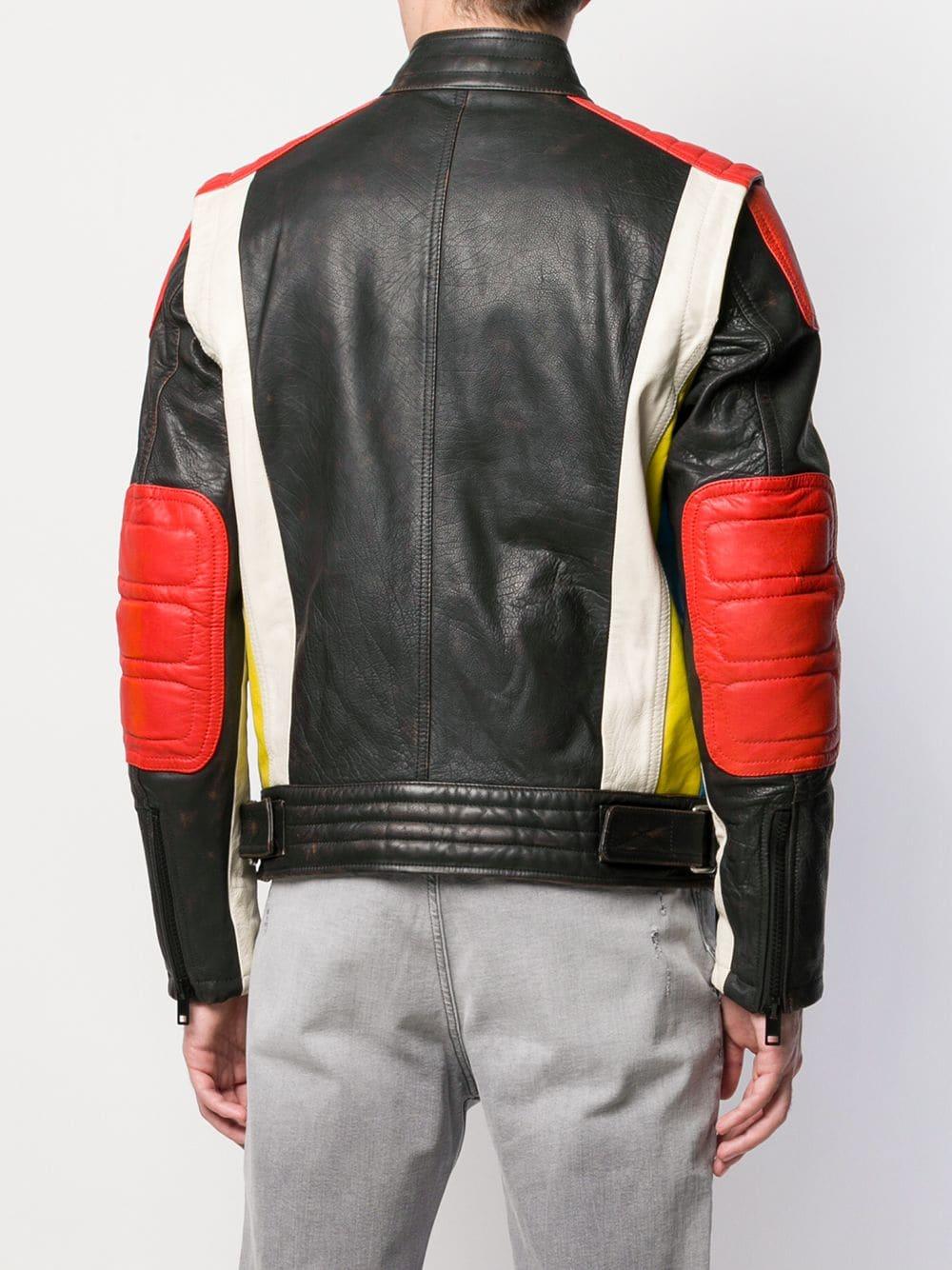 leather jacket with removable sleeves