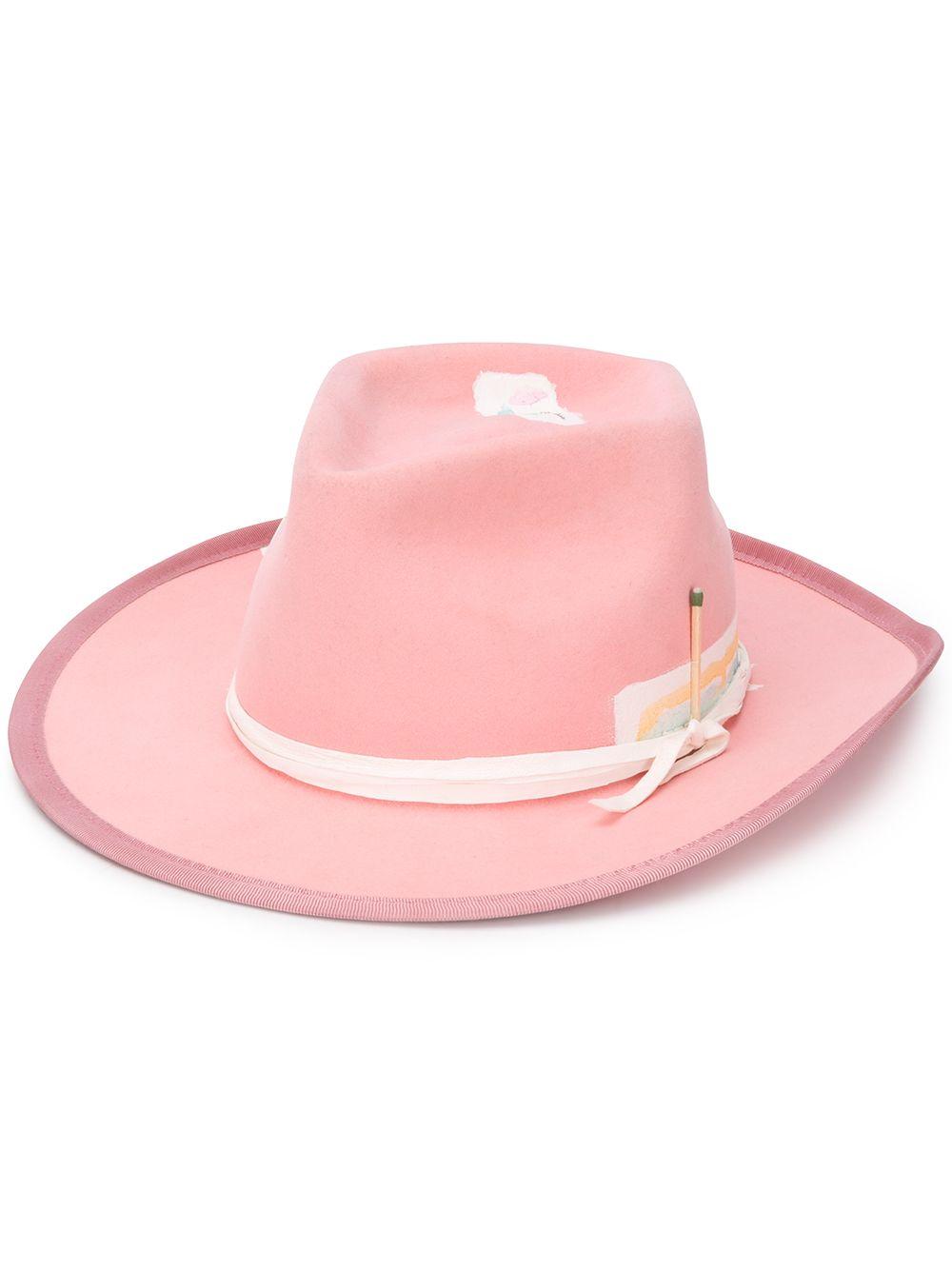 Nick Fouquet Wool Matchstick Fedora Hat 
