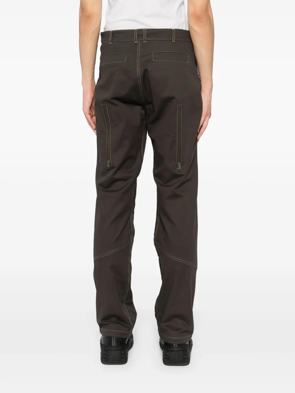 Kiko Kostadinov Solix Zip Trousers in Gray for Men | Lyst