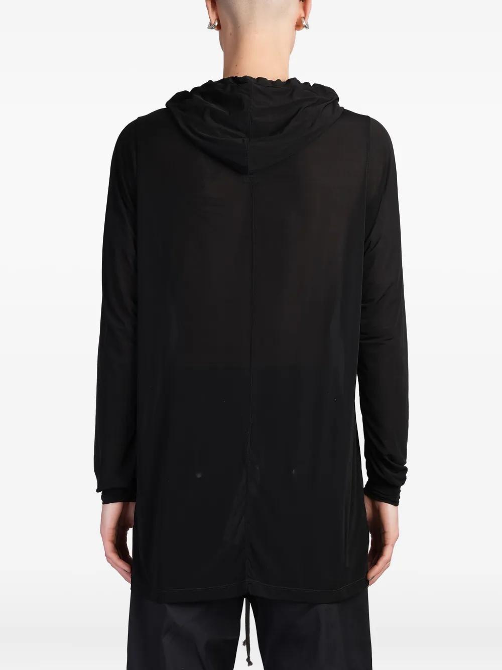 パーカー・フーディ Rick Owens Semi-Transparent Black Hoodie Rick Owens Semi-Transparent Hoodie in Black for Men | Lyst