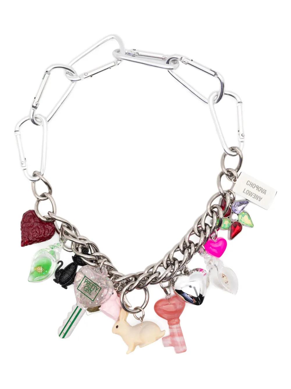 Chopova lowena ネックレス Chopova Lowena ダイス ペンダント ネックレス | シルバートーン