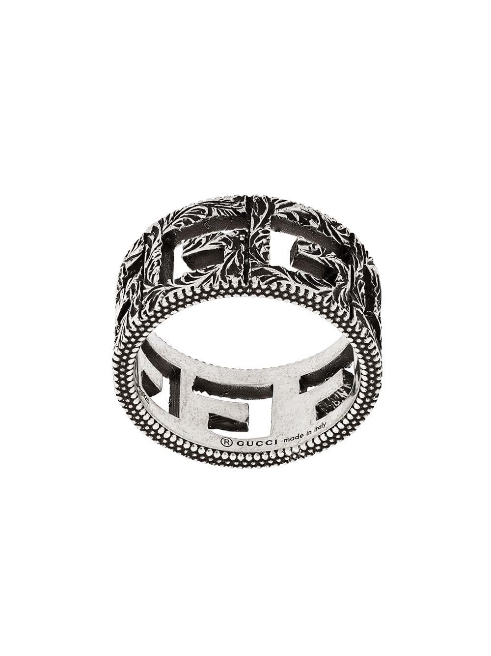 gucci square g ring