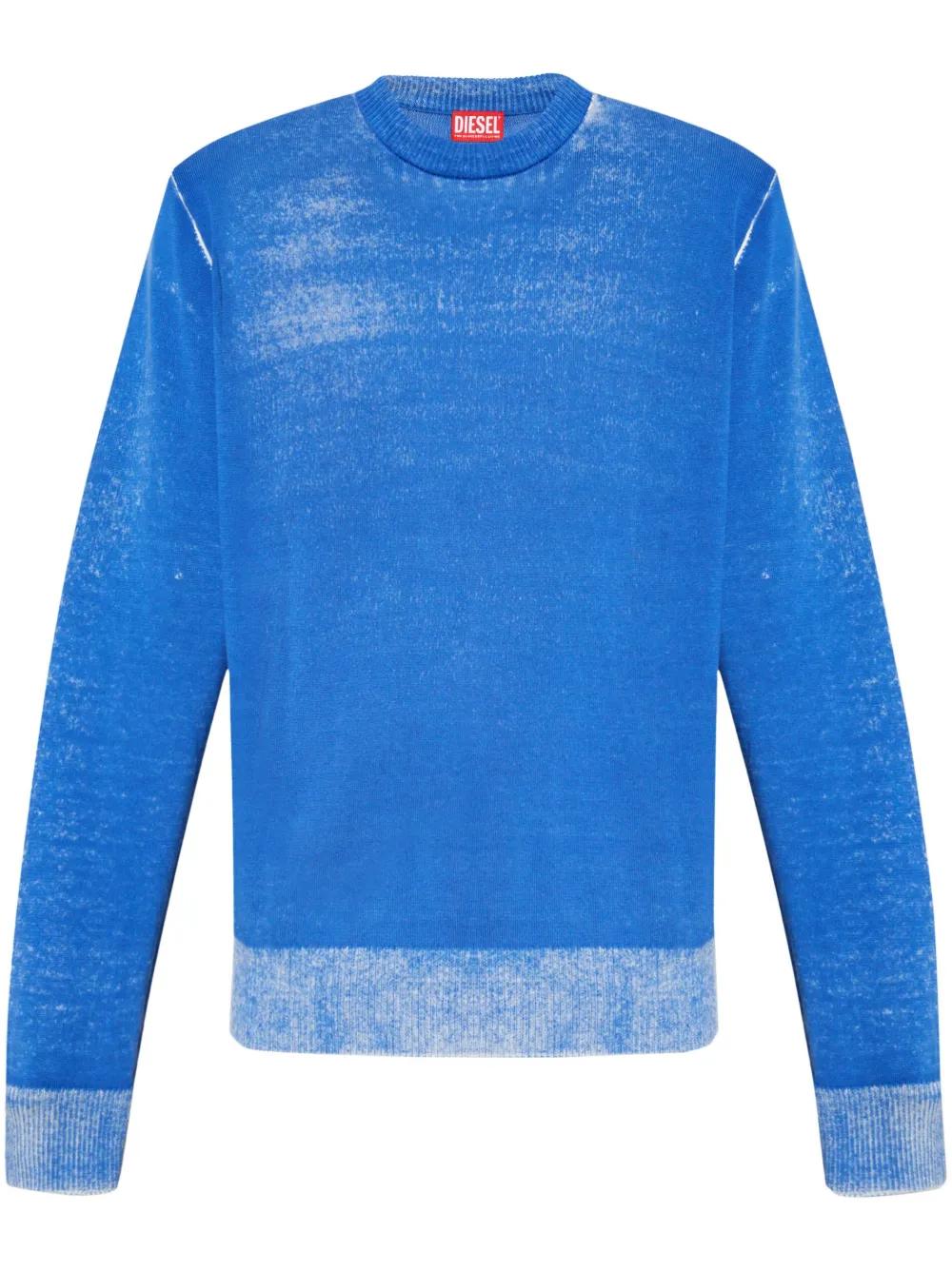 DIESEL ニット K-LARENCE-B diesel-blue-K-Larence-B-Jumper