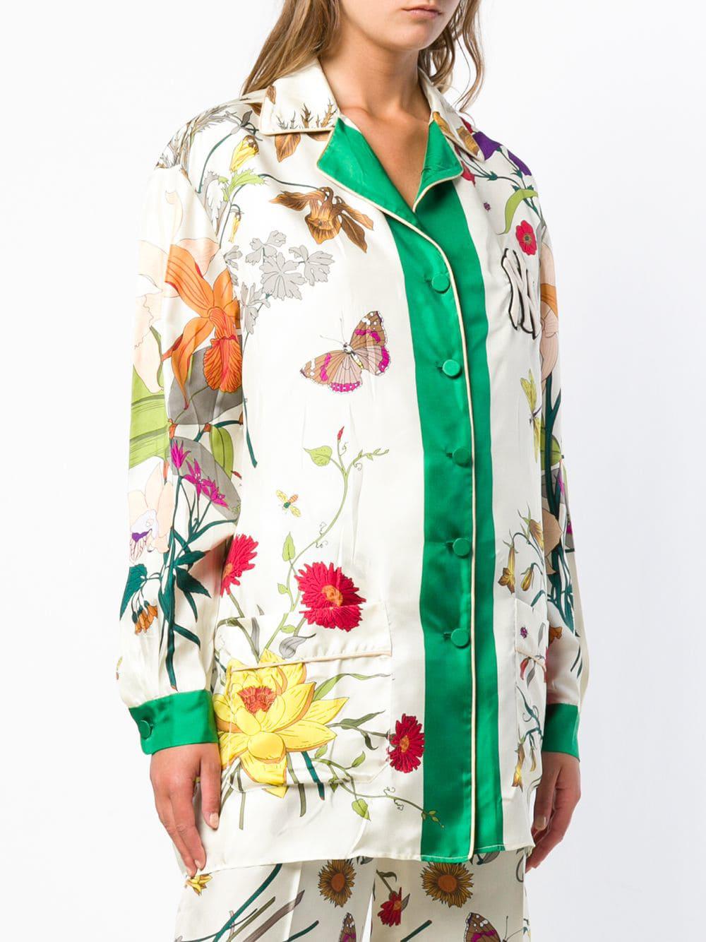 gucci floral shirt womens