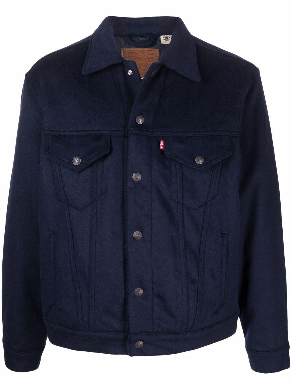 Levi's Wool Buttoned-up Felted Jacket 
