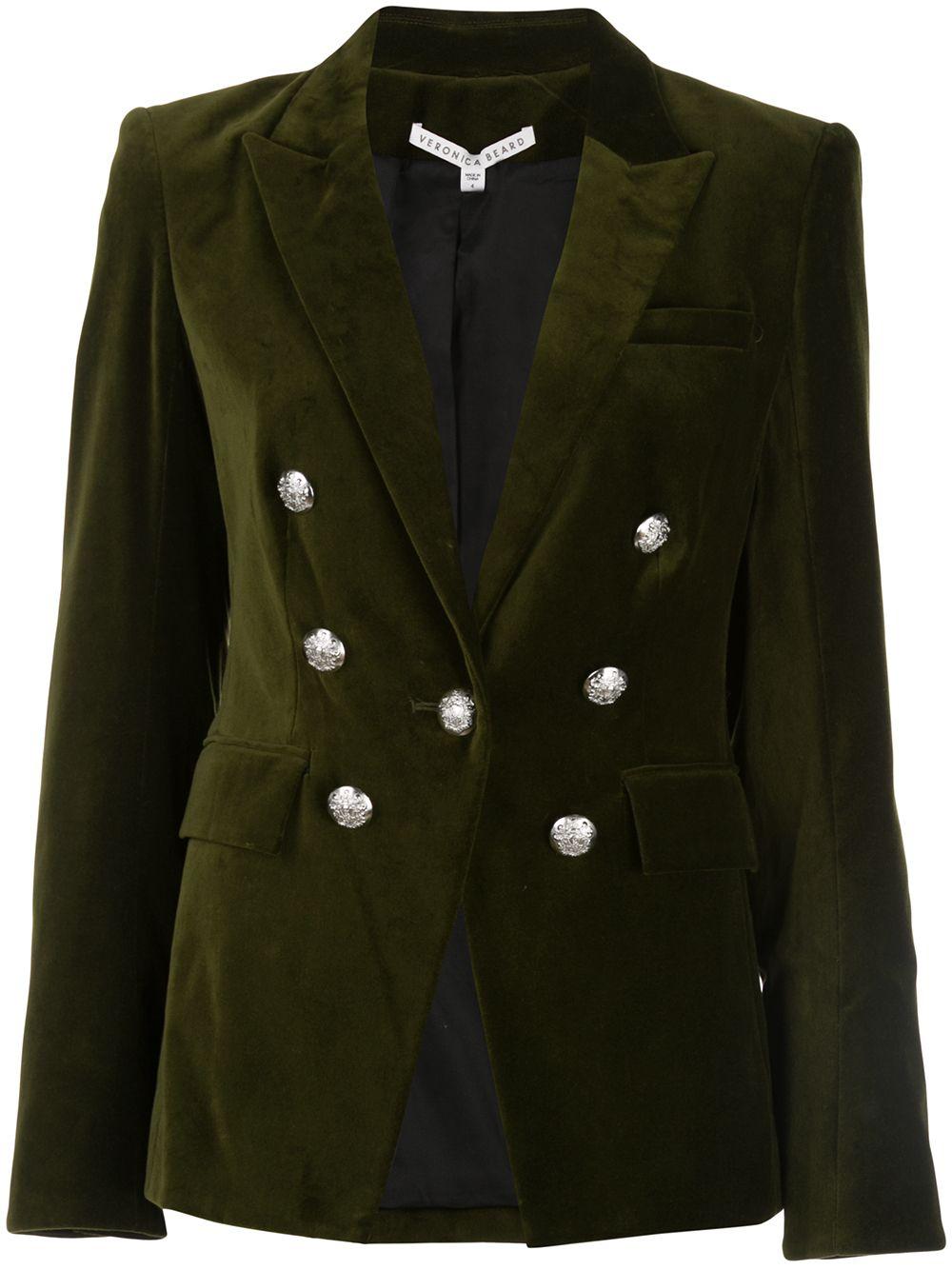 veronica beard green blazer