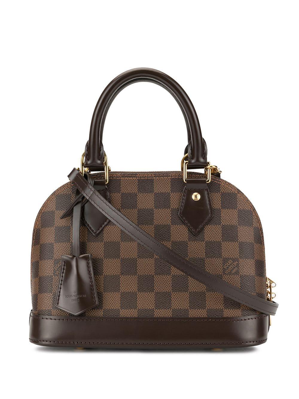 Louis Vuitton Pre-Owned Alma Bb 2way Hand Bag in Brown | Lyst Australia