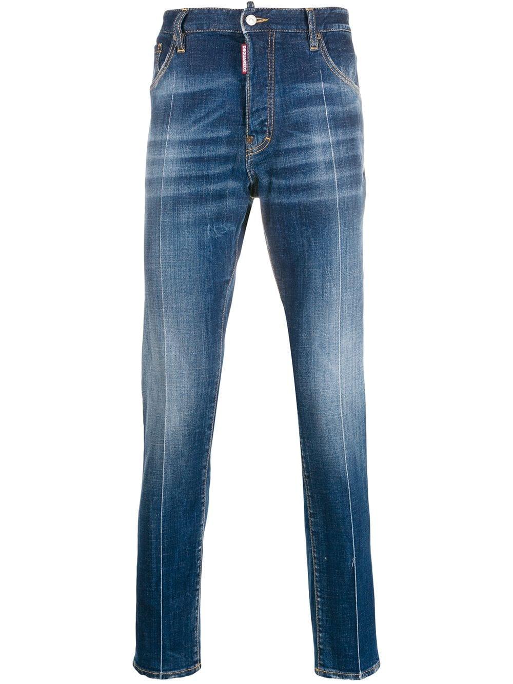 DSquared² Denim James Dean Slim-fit Jeans in Blue for Men - Lyst
