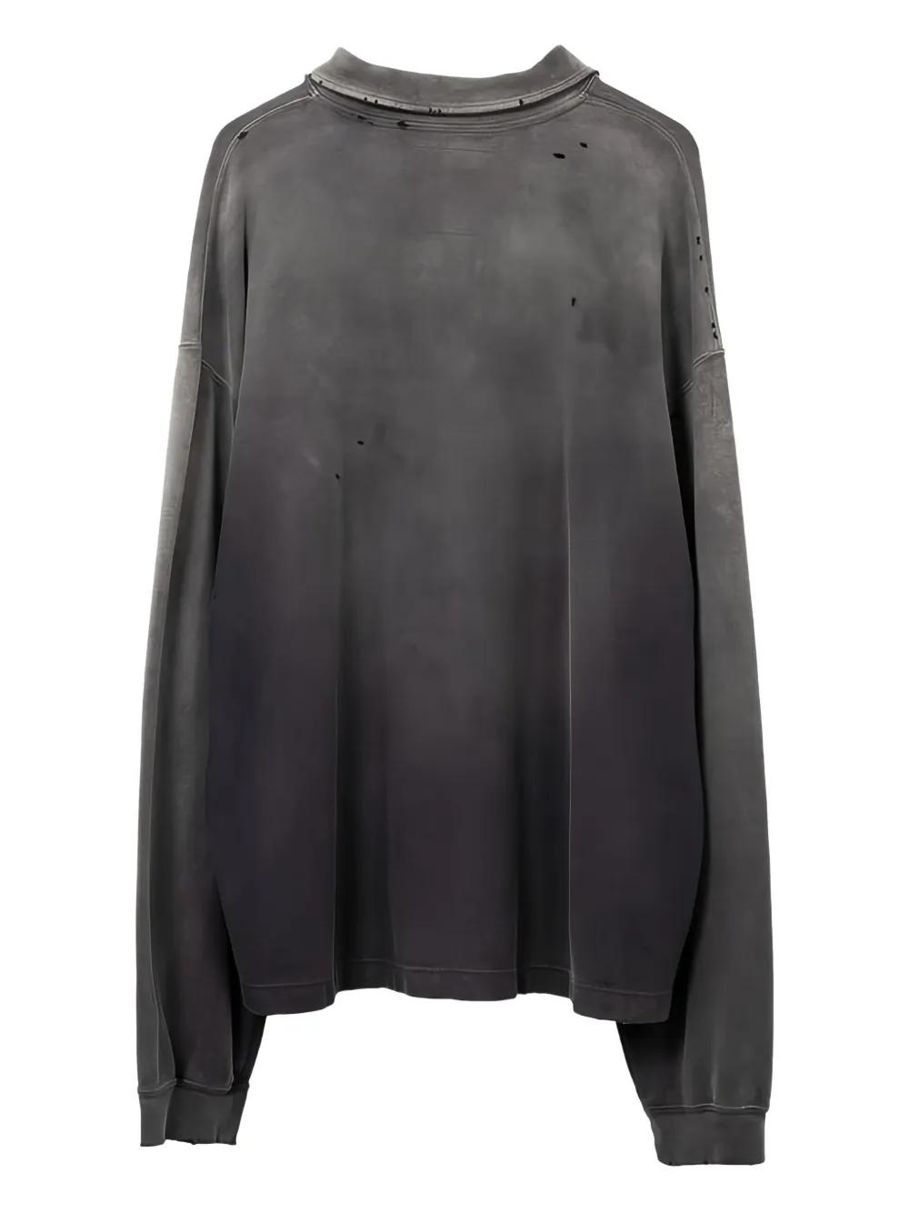 スウェット・トレーナー MIHARAYASUHIRO Charcoal Cotton Oversize Sweatshirt Maison Mihara Yasuhiro Activewear for Men | Online Sale up