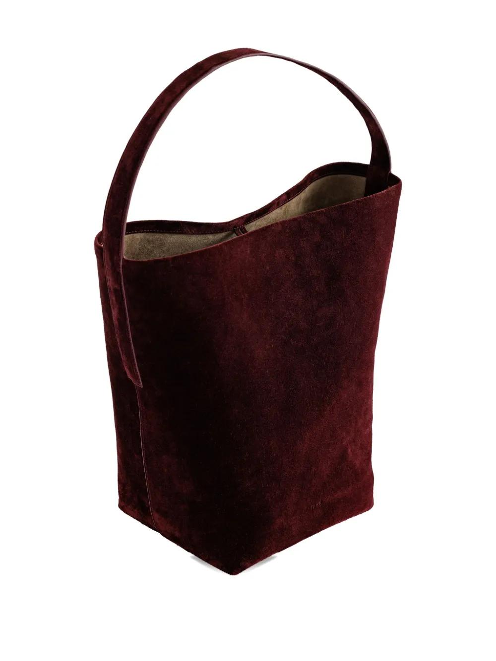 Yu Mei Teresa Suede Bucket Bag in Red Lyst UK