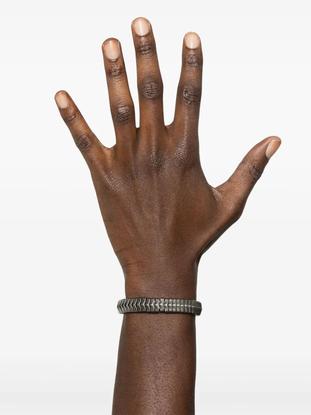 Our Legacy - Spine Bracelet Black Chromexcel Leather