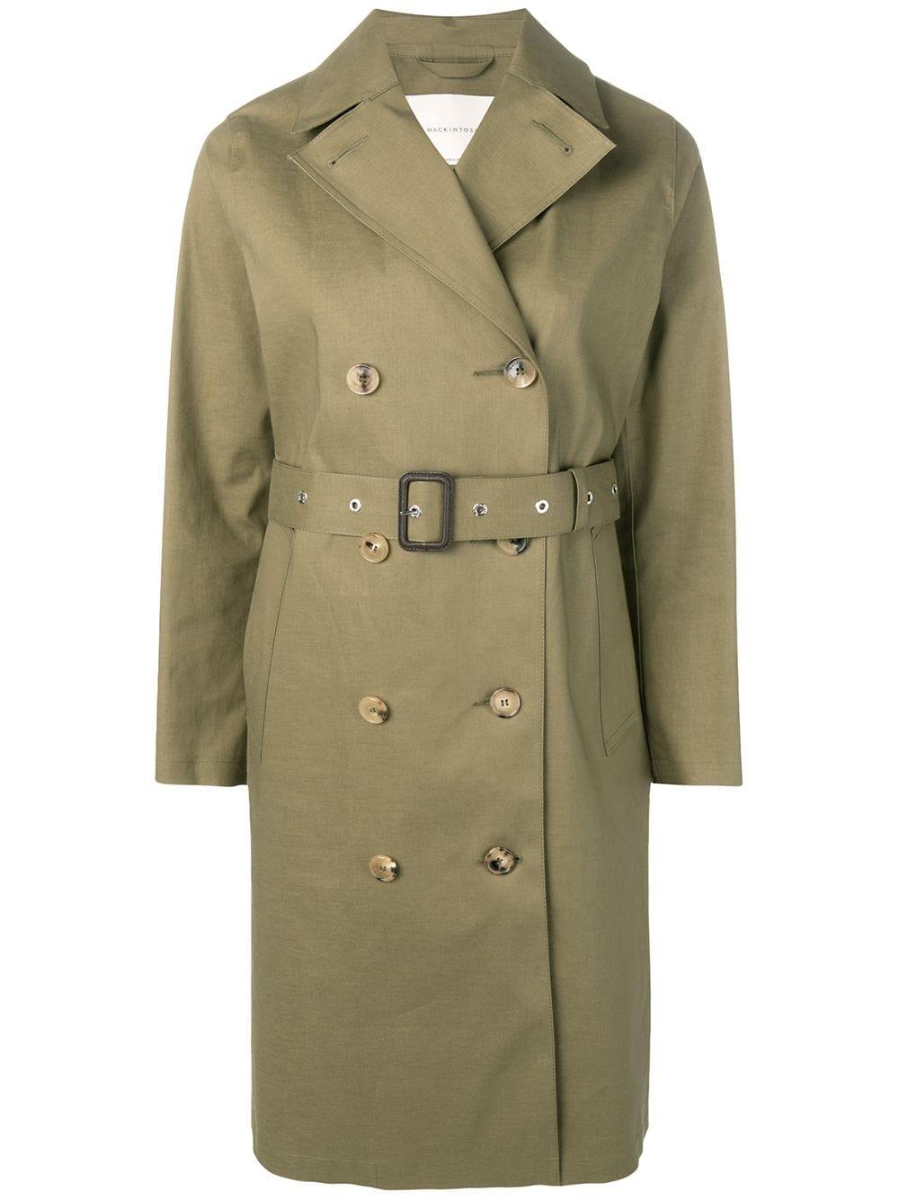 Mackintosh Khaki Bonded Cotton Trench Coat Lr-022 in Green - Lyst
