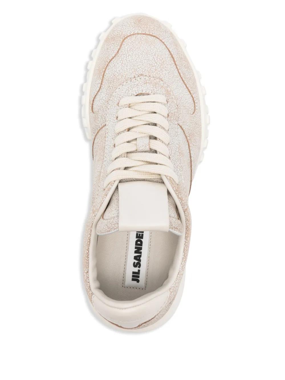 スニーカー Jil Sander Moon Sneakers JIL SANDER Moon suede and shell sneakers | NET-A-PORTER