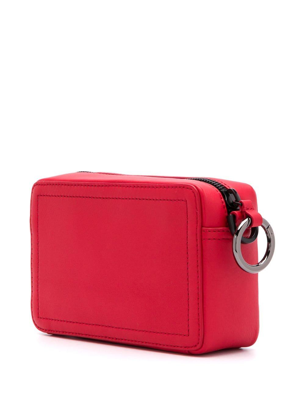 red square purse