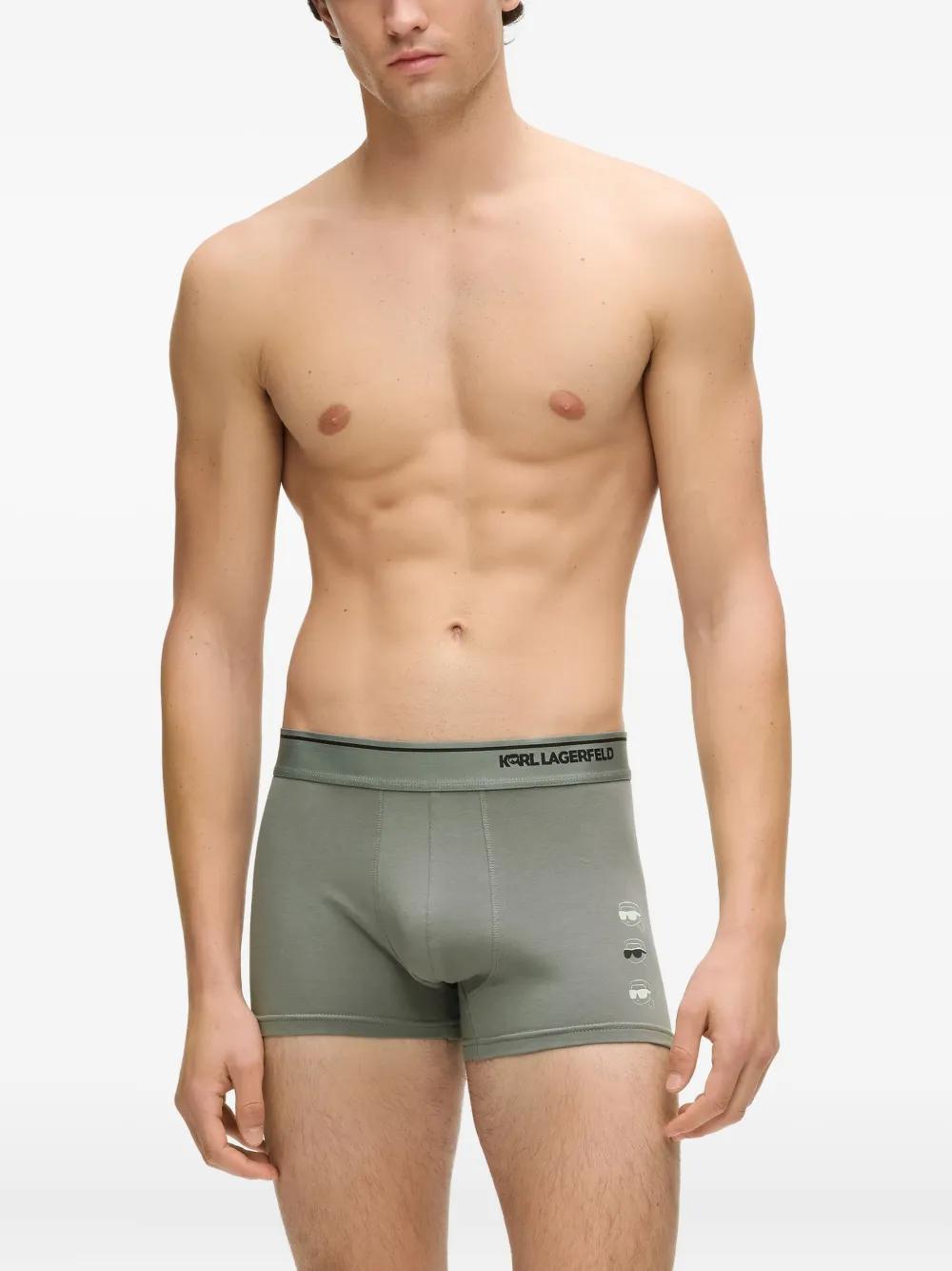 Lot De Trois Boxers Ikon Karl Lagerfeld pour homme en coloris Vert